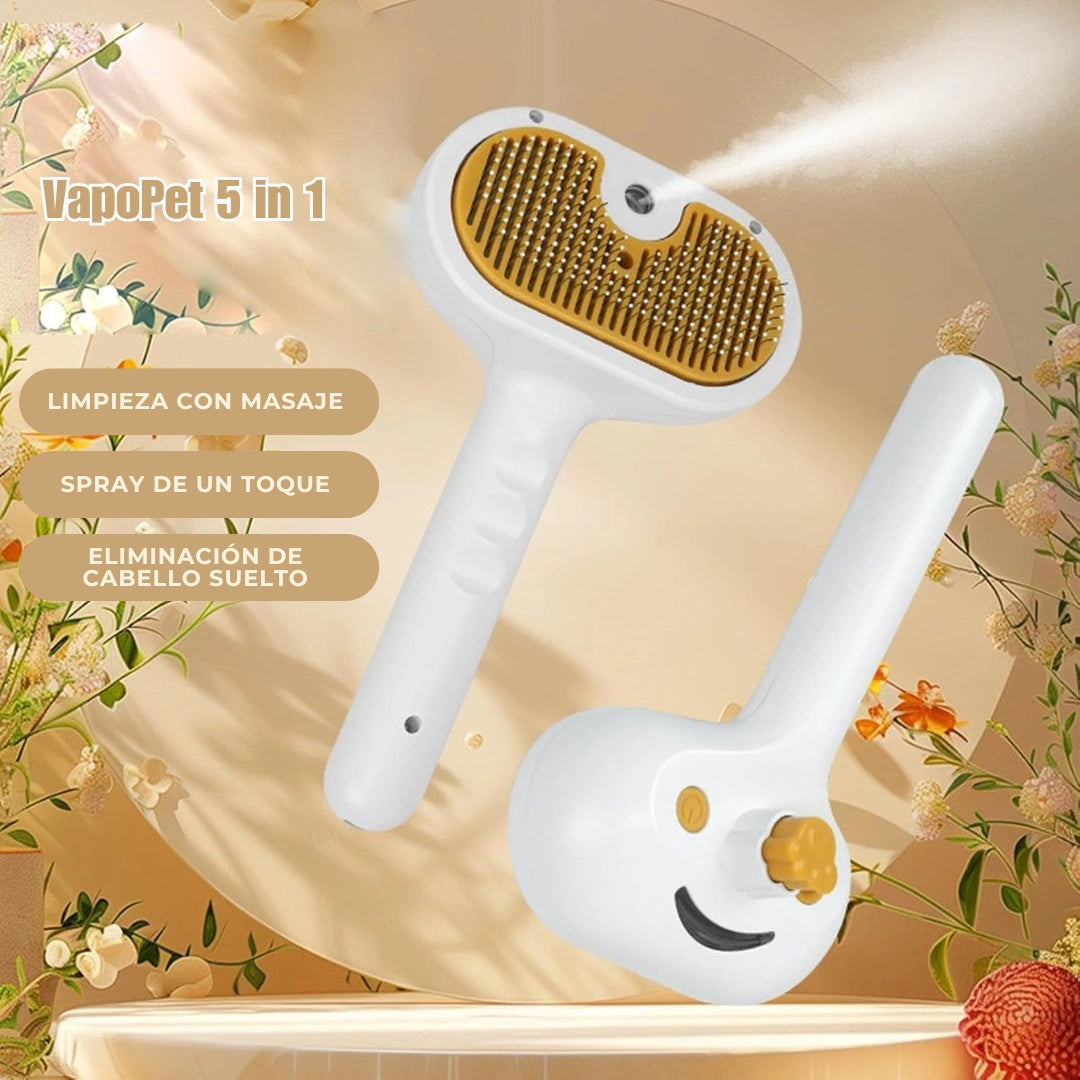 VapoPet 5 in 1 | ¡El cepillo a vapor que tu mascota se merece!